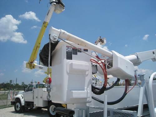 Hydraulic Winch Material Handler.