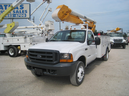 One Man Bucket Truck.