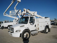 Bucket Trucks with insulated baskets.