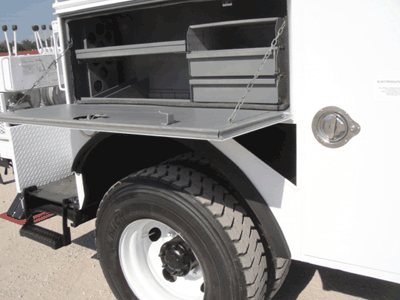 Digger Truck Built-in Tool Box