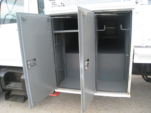 Digger tool chests.
