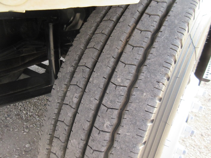 Digget truck tire.