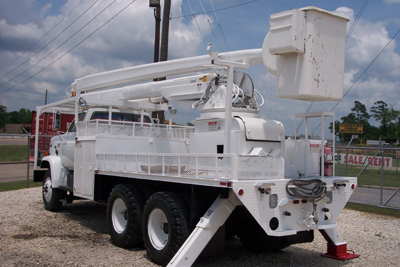 Here is a Hi-Ranger bucket truck.