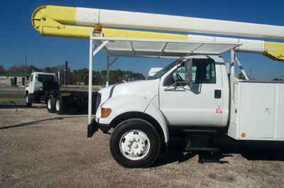 2 man basket bucket truck.