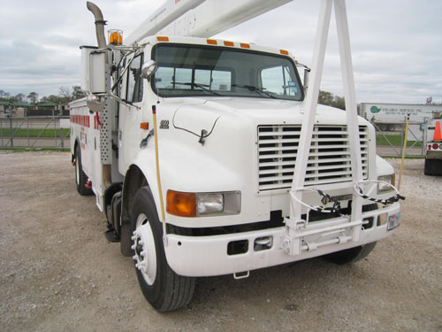 Teco 70 Foot work height bucket truck.