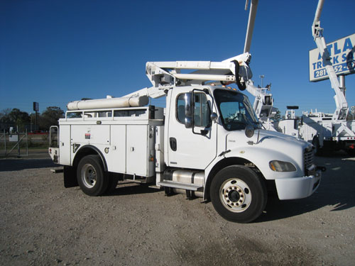 One Man Bucket Truck.