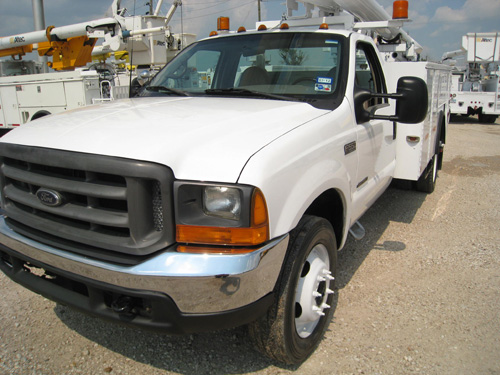 Ford bucket truck.