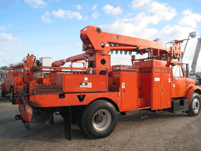 Digger Truck with Pintel Hitch