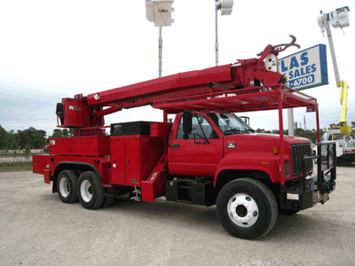 GMC Altec Digger Truck