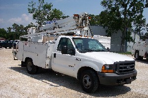 Altec bucket trucks for sale here.