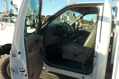 Bucket Truck cab.