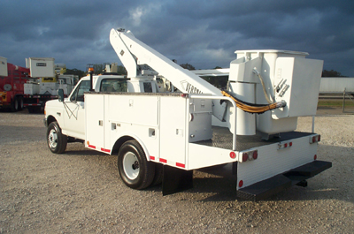 Bucket Truck Hyd rotating bucket